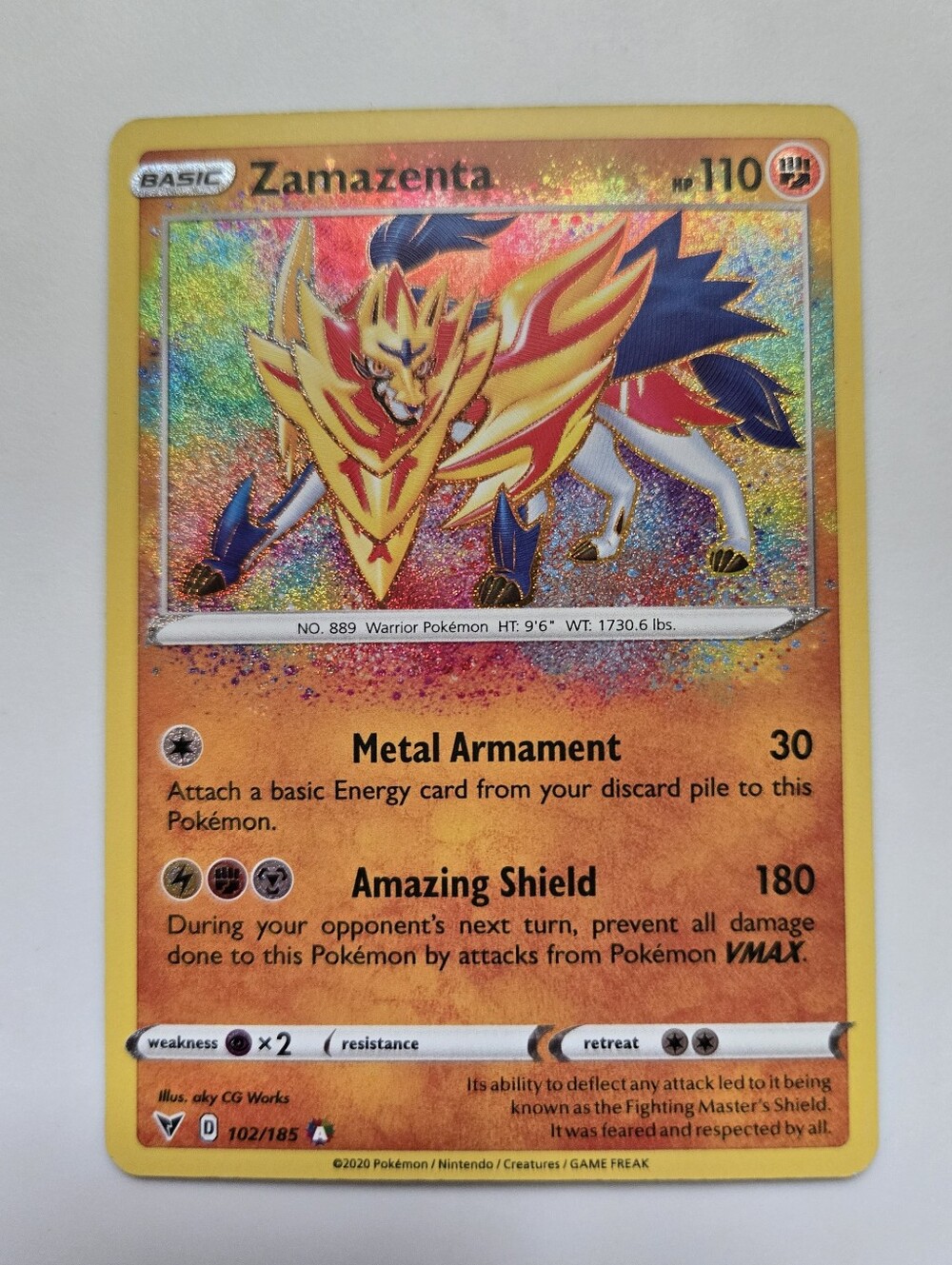 Zamazenta #102 | Pokemon Vivid Voltage